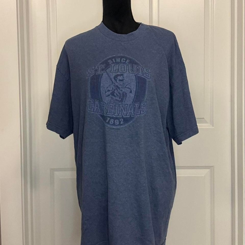St. Louis Cardinals Graphic T Shirt Blue | MLB Baseball Tee XL – Size XL